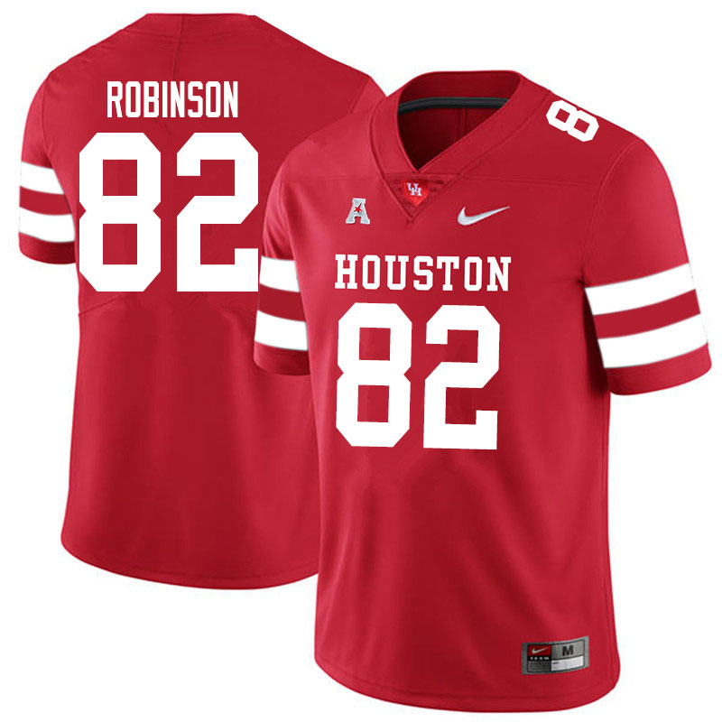 Men #83 Dylan Robinson Houston Cougars College Football Jerseys Sale-Red